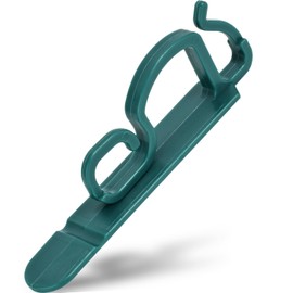 Christmas Light Clip Outdoor Gutter Hook 100 Pieces Holiday Hanger Hooks Weatherproof Plastic Mini Clips for Festival Xmas Decoration String Lights (Green)