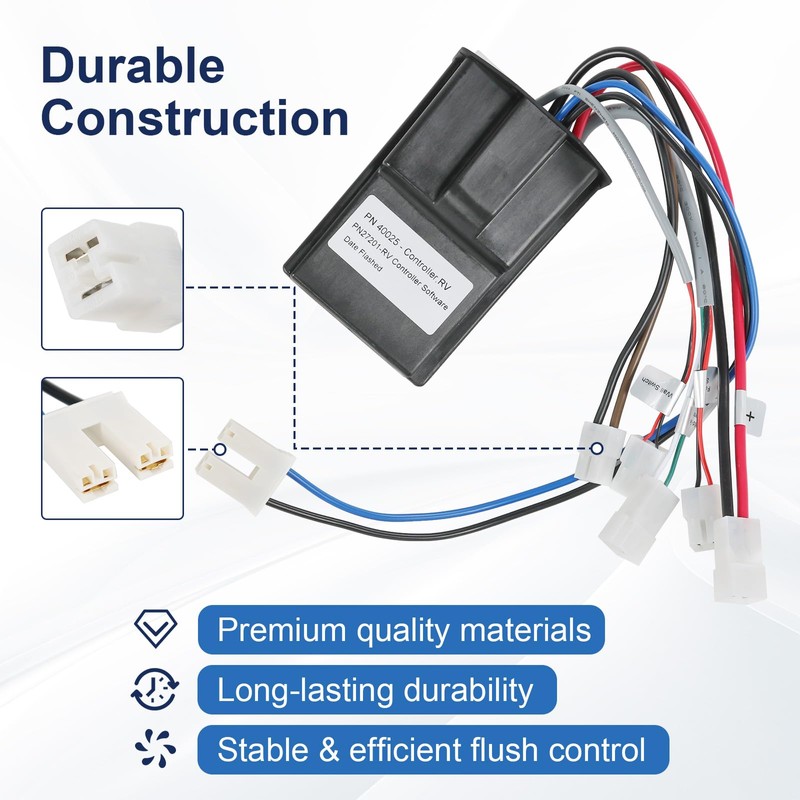 RALZAOTO 36398 RV Toilet Flush Controller Replacement for Thetford Tecma