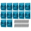 MLYNZXJSY 12Pcs Wall Mount Tool Holder Plastic Space Saving Drilling