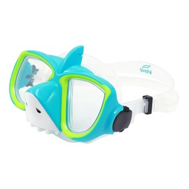 Máscara Buceo para Niños, Diseño de Tiburón, Visor de Policarbonato