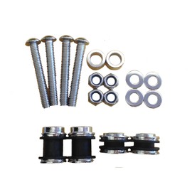 4-Point Docking Hardware Kit for 1994-2003 Harley Davidson Sportster Detachable Sissy Bar Luggage Rack