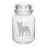 26 oz Glass Candy Jar Gift French Bulldog