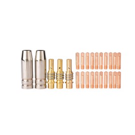 15AK Contact tip Nozzle .030 Parts kit fits Vulcan OmniPro 220 MIGMax 140 215 63616 63617 Welder & Titanium Unlimited 200 MIG170 / MIG140 57862 64804 64805 64806 Welder,25PK