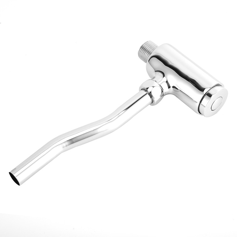 Hand Pressing Urinal Flush Valve Brass Delay Self Closing Bathroom