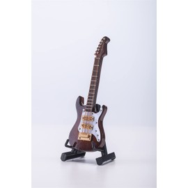 ALANO Electric Guitar Model Mini Guitar Model Guitar Decorations with Stand