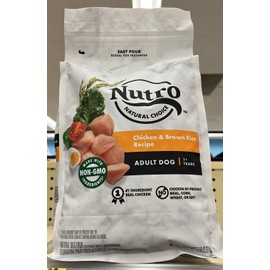 NUTRO NATURAL CHOICE  (5-Pound) Dog Food Chicken & Brown Rice Recipe Dog Kibbl