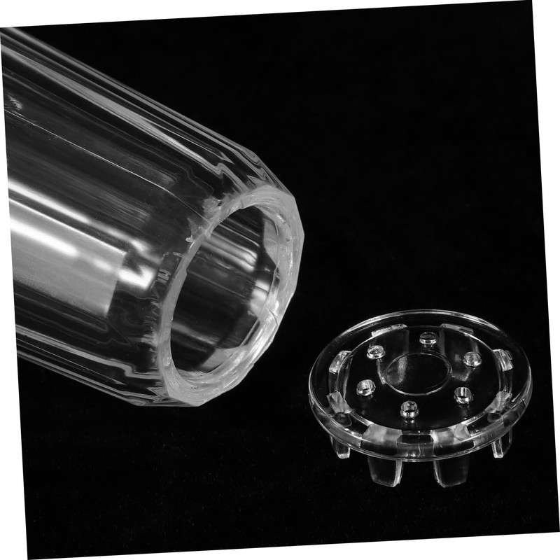 MAGICLULU 2 Sets Dispenser Holder Acrylic Spice Bottle Condiment Jar