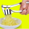 Romeeton Garlic Press Crusher Stainless Steel Squeezer Masher Mincer Kitchen