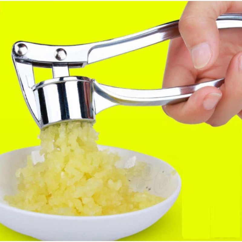 Romeeton Garlic Press Crusher Stainless Steel Squeezer Masher Mincer Kitchen