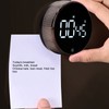 Kitchen Timer Rotating Silent Magnetic Suction Kids Study Timer LED