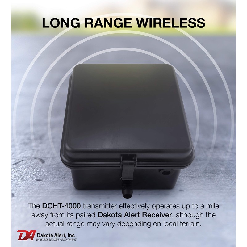 Dakota Alert - DCHT-4000 Wireless Drive Way Alarm Transmitter, One