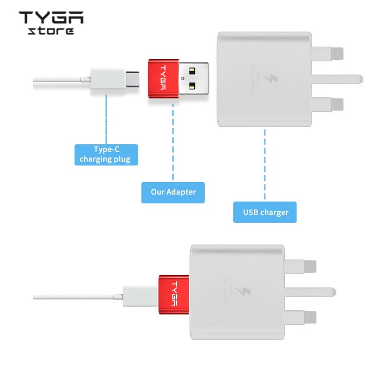 TYGA STORE USB Type C Female to USB Type A