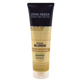 John Frieda Sheer Blonde Highlight Activating Brightening Shampoo Darker Blondes, 8.45 oz
