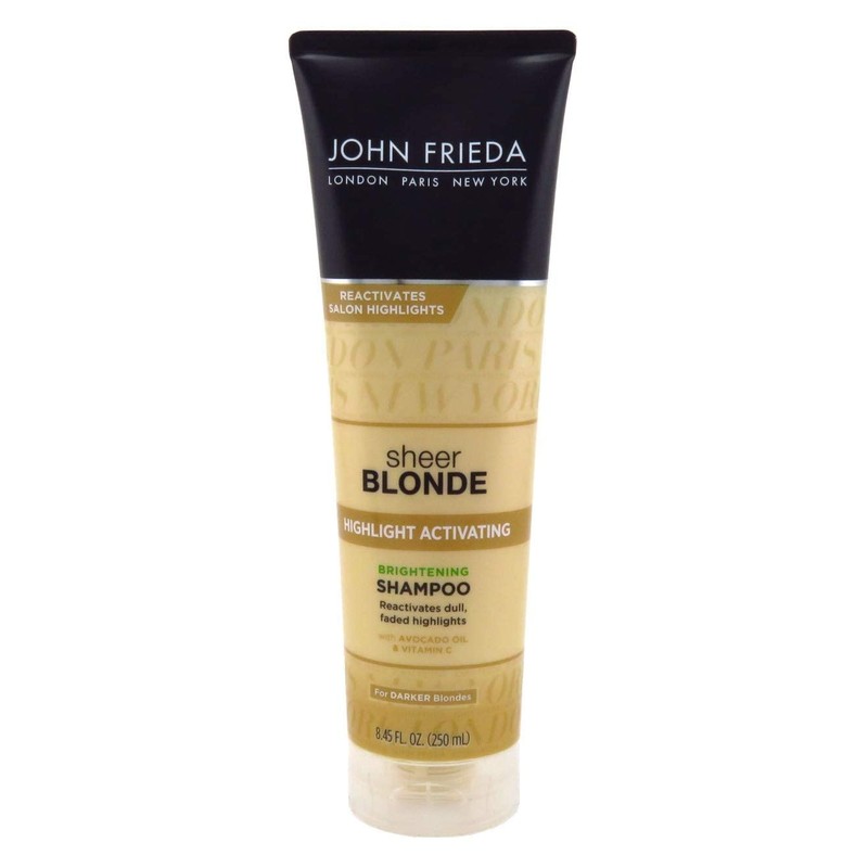 John Frieda Sheer Blonde Highlight Activating Brightening Shampoo Darker Blondes,