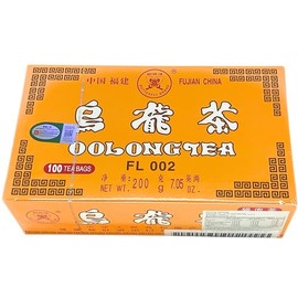 100 x Fujian China Chinese Oolong Tea Teabags (200g): Pure, Natural, Non-GMO, and Gluten-Free.