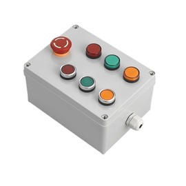 NVVVNX Multiple Specifications with Button Switch Box Emergency Stop Start Switch Alarm self-Locking Motor Control Box Customization (Color : 7)
