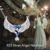 YAFEINI Angel Number Chain 925 Sterling Silver 444 Angel Number
