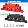 Spurtar 12V Bus Bar 12V Power Distribution Block with 4X