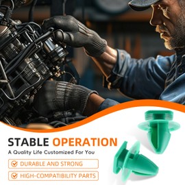 GoaMotors 30pcs Molding Wheel Arch Flare Trim Panel Retaining Clip 68102758AA Trim Flare Molding Attaching Clip Fit for Jeep Renegade 2015-2017 for Fiat 500 2012 2013 2019