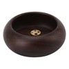 Incense Holder Plate, Wooden Round Incense Bowl with Multiple Holes,