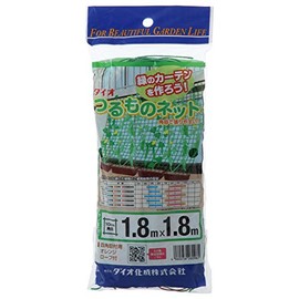 Daio Vine Net 3.9 inches (10 cm), Green, 5.9 x 6.9 ft (1.8 x 1.8 m)