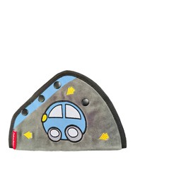 Seat Belt Pillow Adjuster for Kids Car Seatbelt Cushion Pad Cute Soft Thicken Kids Car Seat Strip Pad Blue Car Triangular Limiters