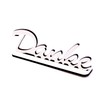Dekolando Engraved Stand with German Text "Danke" [German Language] White