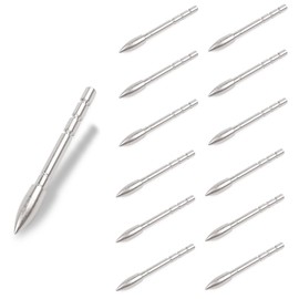 ELONG OUTDOOR Pack of 12 Archery Arrowheads Inserts Hunting Tips 85 Grain 100 Grain 125 Grain for ID 4.2 mm Carbon Arrow Shaft