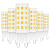 Bombilla Led G9 paquete de 6, 4W 400LM Bombilla de