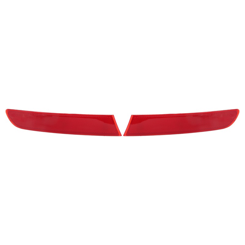 1 Pair Rear Bumper Reflector 63257352210 Smooth Surface Fit For