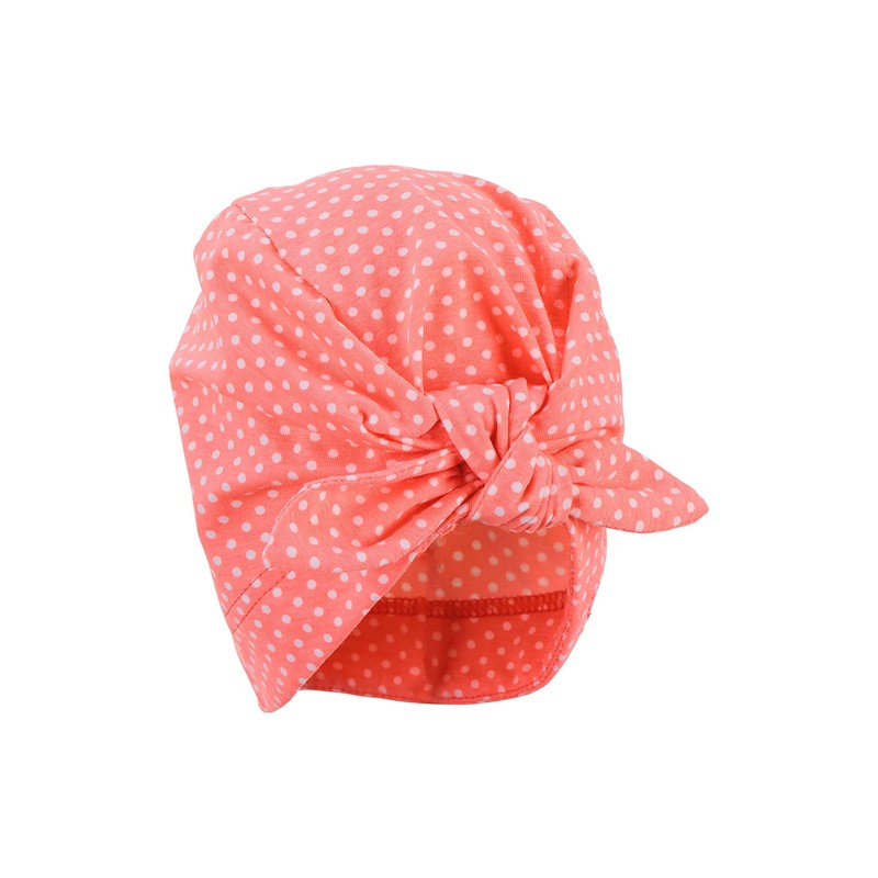 Sterntaler baby girl hat, coral