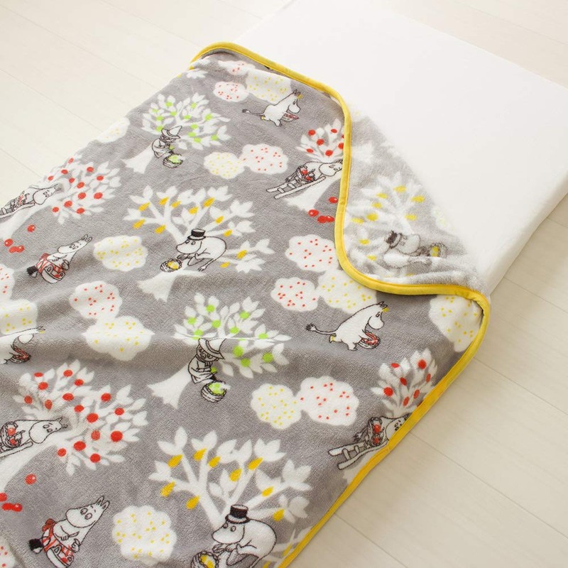 Moomin Baby Blanket, Washable, Swaddle, Fluffy, Baby Blanket