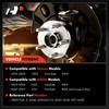 A-Premium 2 x Front Wheel Bearing and Hub Assembly Compatible