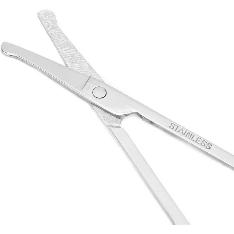 ZJchao Tijeras para Nariz, Barba y Bigote - Tijeras para