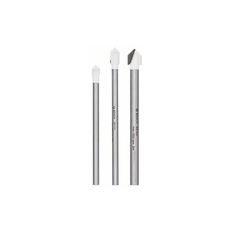 Bosch 2609255590 Tile Drill Bit Set (3 Pieces)