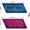 BALIKEN 36x18 Inches Roulette Table Mat & Craps Table Top