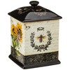 Certified International French Sunflowers Canister Set, Set of 3 Ceramic