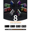 Netzu Digital Alarm Clock Children with Light, Colourful LED Display,