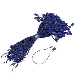 MECCANIXITY Hang Tag String Snap Lock Pins Loop Price Tag Fastener Plastic Tags Ties Blue 7 Inch Pack of 1000