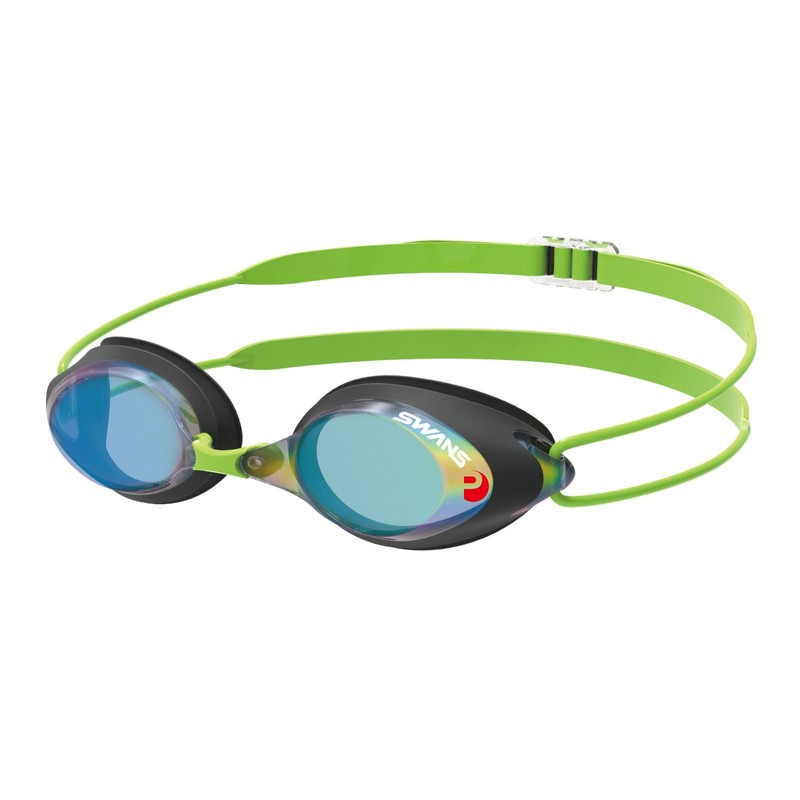 SWANS verspiegelte Wettkampf Schwimmbrille SRX-M PAF, Farbe:Smoke Blue (SMBL)
