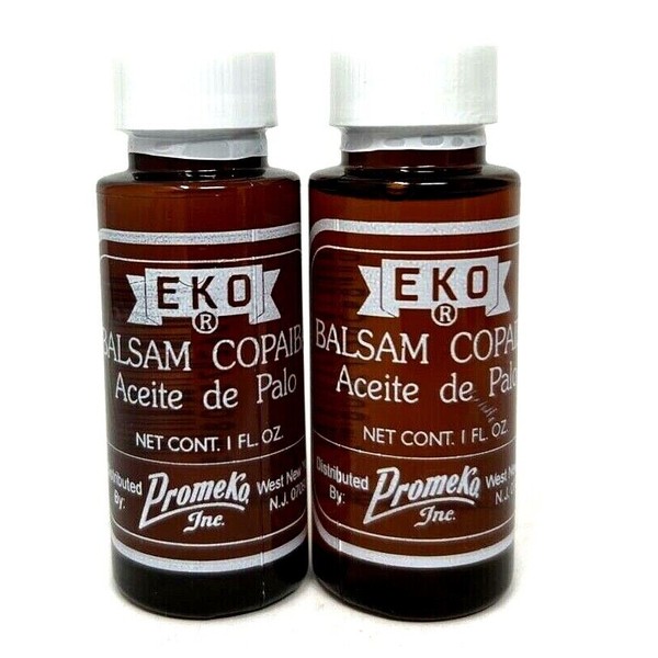 2 X EKO Balsam Copaiba Stick Oil Aceite de Palo 1 oz.
