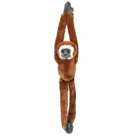 Wild Republic Gibbon Plush, Monkey Stuffed Animal, Plush Toy, Gifts for Kids, Hanging 20"