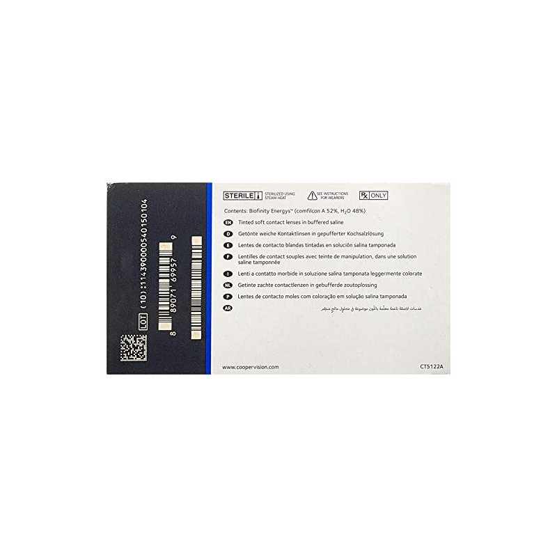 Cooper Vision Biofinity Energys Pack of 3 / BC 8.6