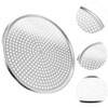 BESTonZON 16inch Pizza Pan with Hole Stainless Steel Pizza Screen