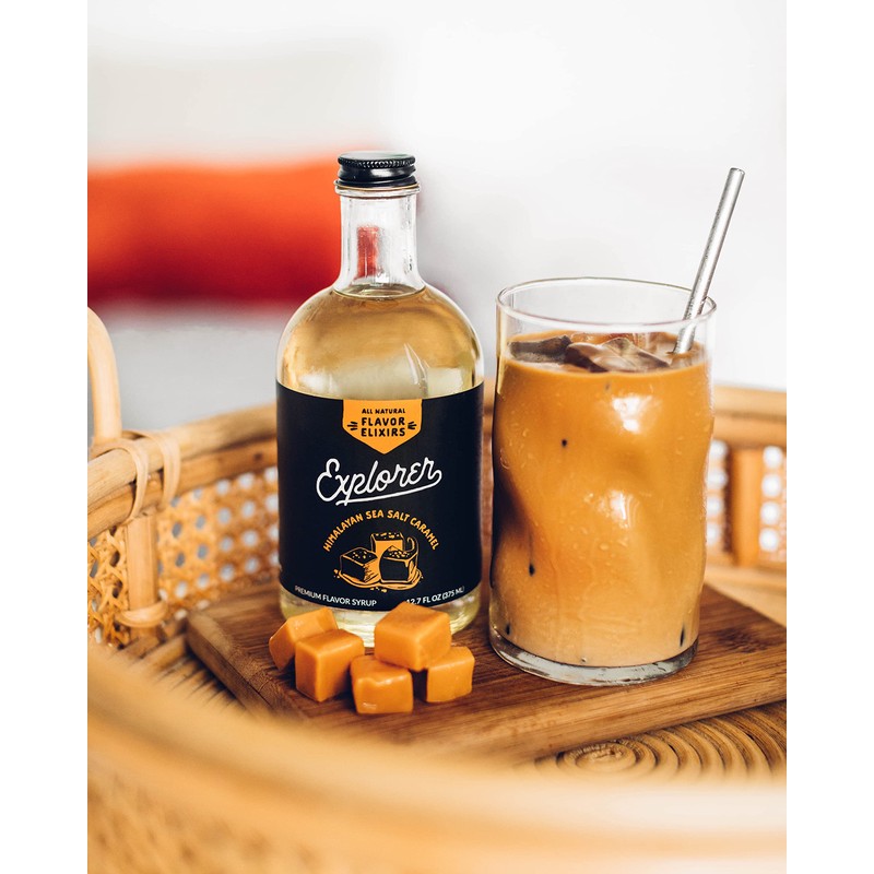 Explorer Elixirs, Himalayan Sea Salt Caramel Premium All-Natural Coffee Flavoring