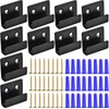 10 Pack Wall Mounted Mirror Clips Stainless Steel U Brackets