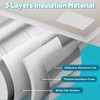 Chiligent Insulation Cover for Vents, 19.5" x 10FT Thick Foam