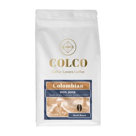 DON JOSE: COLOMBIAN Speciality Coffee | Dark Roast | Single Origin Supremo Arabica | Hand Roasted Coffee Beans (500g Resealable Bag)