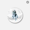 Unbranded Crazy Frog Cartoon | 4'' X 4'' Round Decorative