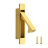 JOY DECOR Pocket Door Pull Handle, Edge Pull, Satin Brass